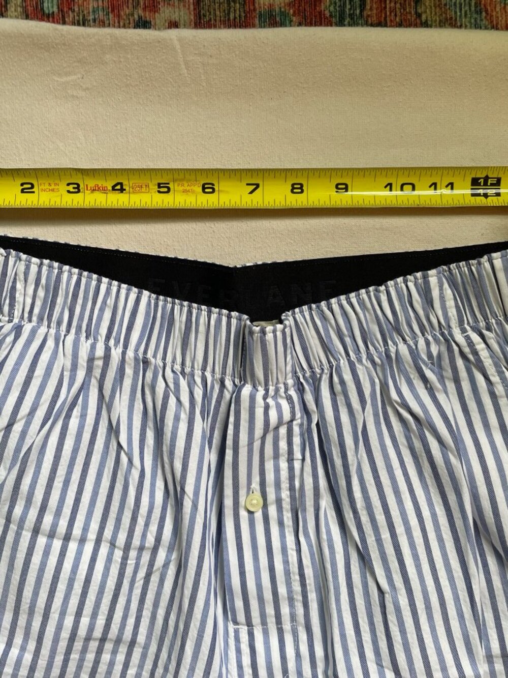 Everlane Blue and White Striped Pajama Pants - Picture 8 of 10